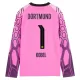Maillot Gardien Borussia Dortmund Kobel 1 Homme Extérieur 2026-27 Rose Manches Longues Maillot Gardien Borussia Dortmund Kobel 1 Homme Extérieur 2026-27 Rose Manches Longues