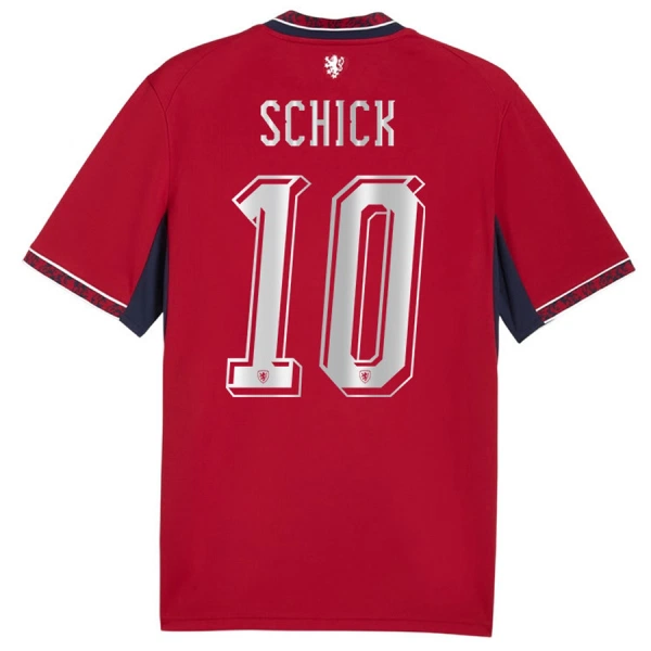 Maillot République Tchèque Schick 10 Homme Domicile Coupe du Monde 2026 Maillot République Tchèque Schick 10 Homme Domicile Coupe du Monde 2026