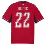 Maillot République Tchèque Soucek 22 Homme Domicile Coupe du Monde 2026