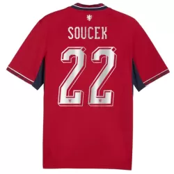 Maillot République Tchèque Soucek 22 Homme Domicile Coupe du Monde 2026 Maillot République Tchèque Soucek 22 Homme Domicile Coupe du Monde 2026
