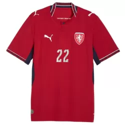 Maillot République Tchèque Soucek 22 Homme Domicile Coupe du Monde 2026