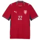Maillot République Tchèque Soucek 22 Homme Domicile Coupe du Monde 2026