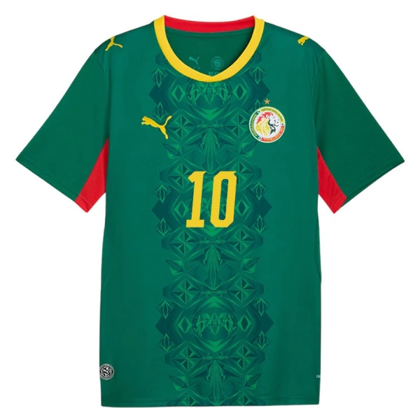 Maillot Sénégal Mane 10 Homme Extérieur Coupe du Monde 2026