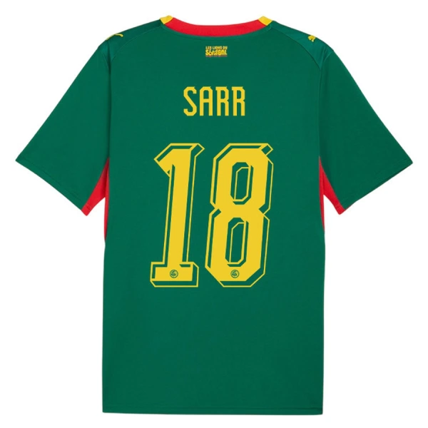 Maillot Sénégal Sarr 18 Homme Extérieur Coupe du Monde 2026 Maillot Sénégal Sarr 18 Homme Extérieur Coupe du Monde 2026