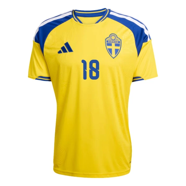 Maillot Suède Ayari 18 Homme Domicile Coupe du Monde 2026
