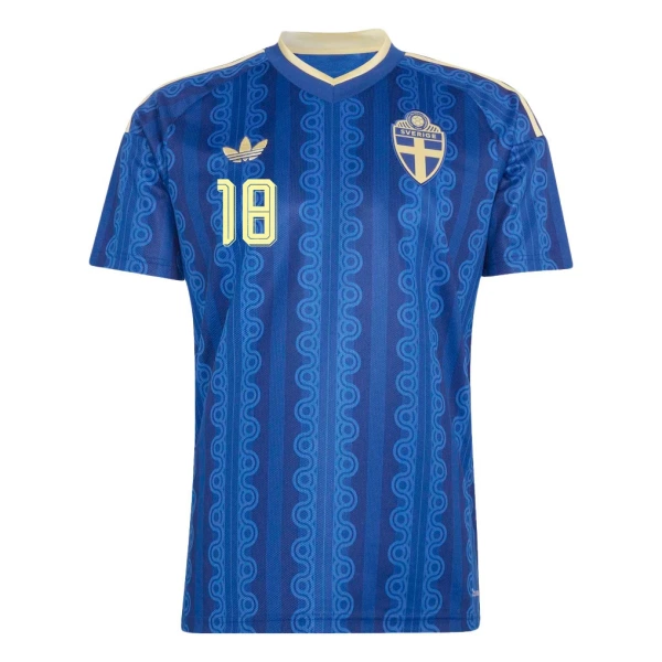 Maillot Suède Ayari 18 Homme Extérieur Coupe du Monde 2026