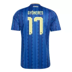 Maillot Suède Gyokeres 17 Homme Extérieur Coupe du Monde 2026 Maillot Suède Gyokeres 17 Homme Extérieur Coupe du Monde 2026