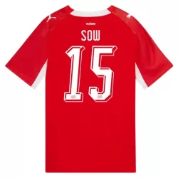 Maillot Suisse Djibril Sow 15 Homme Domicile Coupe du Monde 2026 Maillot Suisse Djibril Sow 15 Homme Domicile Coupe du Monde 2026