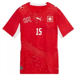 Maillot Suisse Djibril Sow 15 Homme Domicile Coupe du Monde 2026