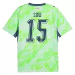 Maillot Suisse Djibril Sow 15 Homme Extérieur Coupe du Monde 2026