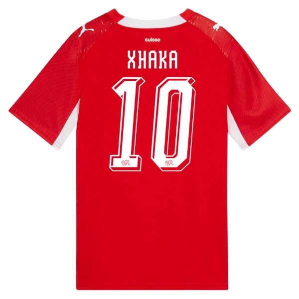 Maillot Suisse Granit Xhaka 10 Homme Domicile Coupe du Monde 2026 Maillot Suisse Granit Xhaka 10 Homme Domicile Coupe du Monde 2026