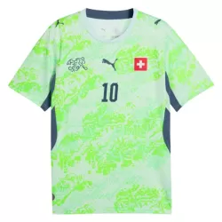Maillot Suisse Granit Xhaka 10 Homme Extérieur Coupe du Monde 2026