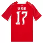 Maillot Suisse Vargas 17 Homme Domicile Coupe du Monde 2026