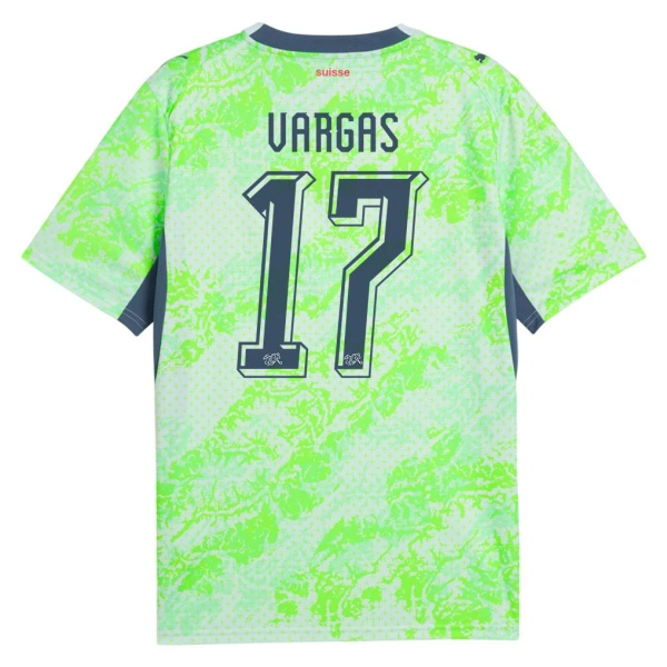 Maillot Suisse Vargas 17 Homme Extérieur Coupe du Monde 2026 Maillot Suisse Vargas 17 Homme Extérieur Coupe du Monde 2026