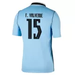Maillot Uruguay Federico Valverde 15 Homme Domicile Coupe du Monde 2026