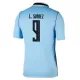 Maillot Uruguay Luis Suarez 9 Homme Domicile Coupe du Monde 2026 Maillot Uruguay Luis Suarez 9 Homme Domicile Coupe du Monde 2026