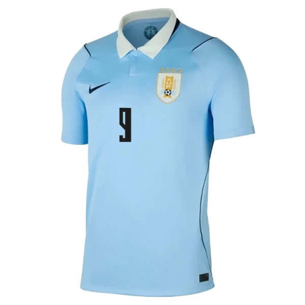 Maillot Uruguay Luis Suarez 9 Homme Domicile Coupe du Monde 2026