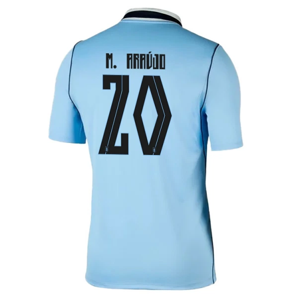 Maillot Uruguay Maximiliano Araujo 20 Homme Domicile Coupe du Monde 2026 Maillot Uruguay Maximiliano Araujo 20 Homme Domicile Coupe du Monde 2026