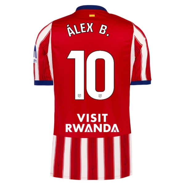Maillot Atlético Madrid Alex B. 10 Homme Domicile 2026-27 Maillot Atlético Madrid Alex B. 10 Homme Domicile 2026-27