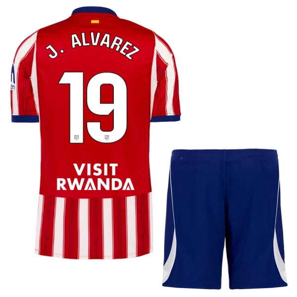 Maillot Atlético Madrid J. Alvarez 19 Enfant Domicile 2026-27 Maillot Atlético Madrid J. Alvarez 19 Enfant Domicile 2026-27