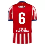 Maillot Atlético Madrid Koke 6 Homme Domicile 2026-27
