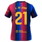 Maillot FC Barcelone Frenkie de Jong 21 Homme Domicile 2026-27