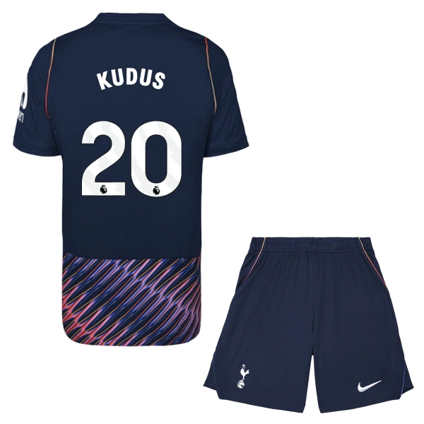 Maillot Tottenham Hotspur Kudus 20 Enfant Extérieur 2026-27 Maillot Tottenham Hotspur Kudus 20 Enfant Extérieur 2026-27