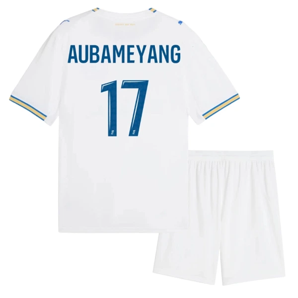 Maillot Olympique de Marseille Aubameyang 17 Enfant Domicile 2026-27 Maillot Olympique de Marseille Aubameyang 17 Enfant Domicile 2026-27