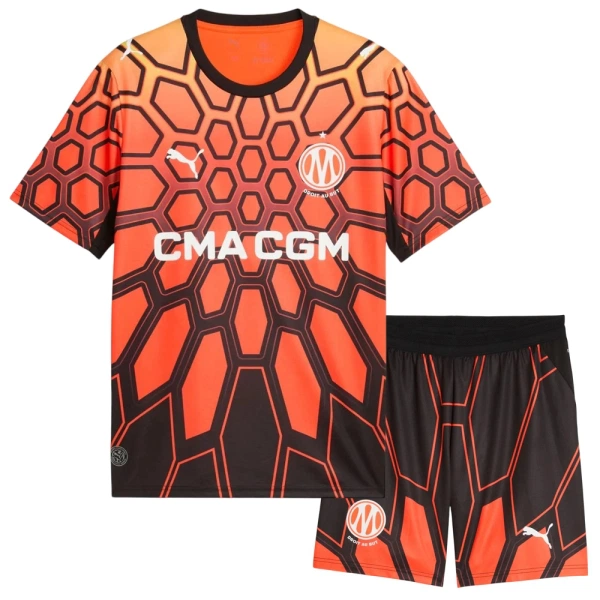Maillot Olympique de Marseille Enfant Domicile 2026-27 Orange Maillot Olympique de Marseille Enfant Domicile 2026-27 Orange