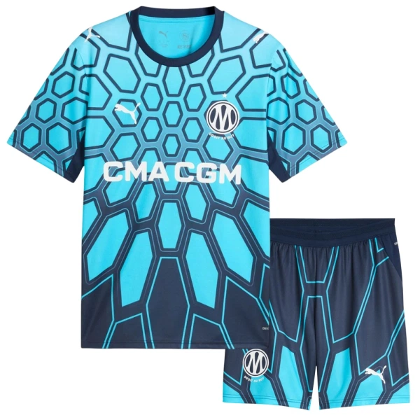 Maillot Olympique de Marseille Enfant Extérieur 2026-27 Bleue Maillot Olympique de Marseille Enfant Extérieur 2026-27 Bleue