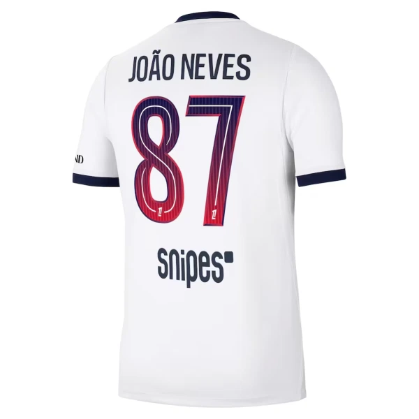 Maillot Paris Saint-Germain Joao Neves 87 Homme Extérieur 2026-27