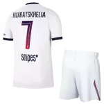 Maillot Paris Saint-Germain Kvaratskhelia 7 Enfant Extérieur 2026-27