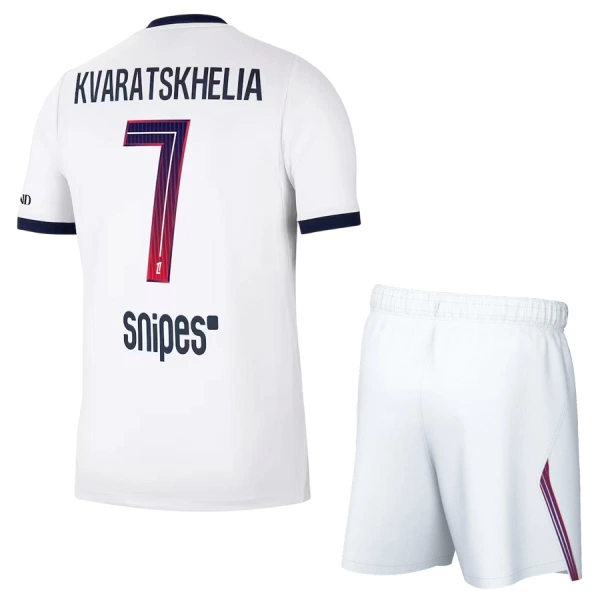 Maillot Paris Saint-Germain Kvaratskhelia 7 Enfant Extérieur 2026-27 Maillot Paris Saint-Germain Kvaratskhelia 7 Enfant Extérieur 2026-27