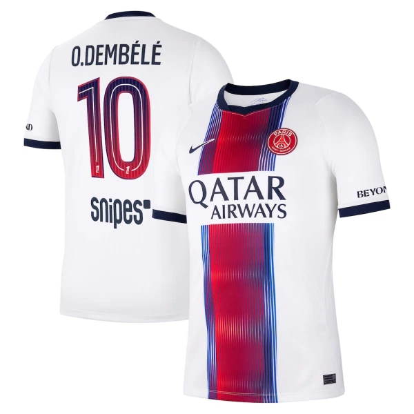 Maillot Paris Saint-Germain O. Dembele 10 Homme Extérieur 2026-27 Maillot Paris Saint-Germain O. Dembele 10 Homme Extérieur 2026-27