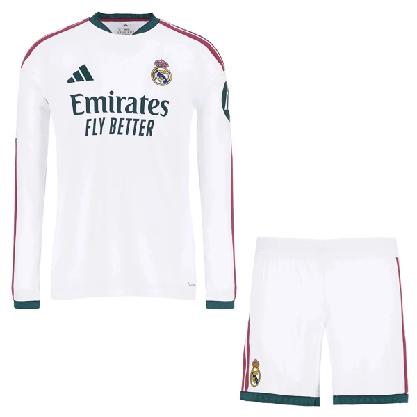 Maillot Manches Longues Real Madrid Enfant Domicile 2026-27 Maillot Manches Longues Real Madrid Enfant Domicile 2026-27