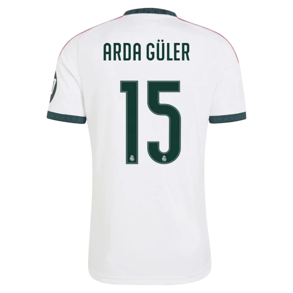 Maillot Real Madrid Arda Guler 15 Homme Domicile 2026-27 Maillot Real Madrid Arda Guler 15 Homme Domicile 2026-27
