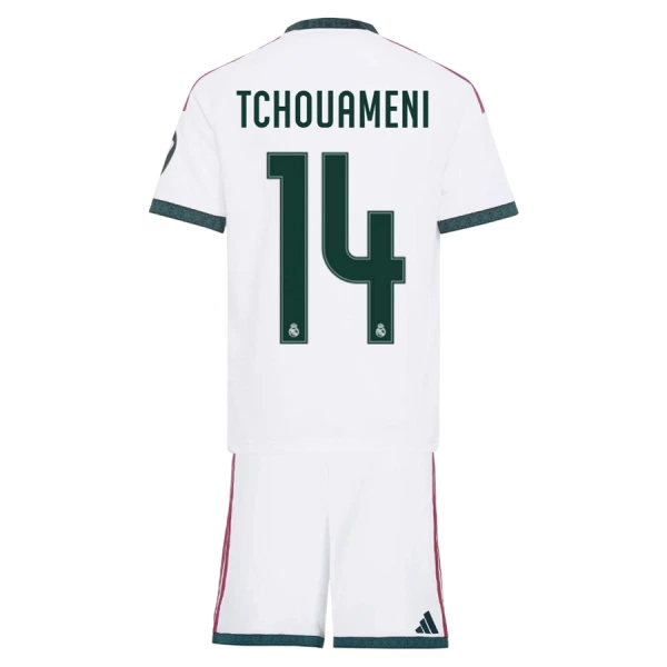 Maillot Real Madrid Tchouameni 14 Enfant Domicile 2026-27 Maillot Real Madrid Tchouameni 14 Enfant Domicile 2026-27