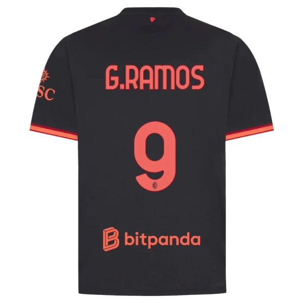 Maillot AC Milan G. Ramos 9 Homme Third 2026-27 Maillot AC Milan G. Ramos 9 Homme Third 2026-27