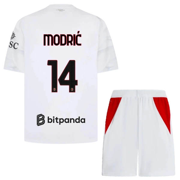 Maillot AC Milan Modrić 14 Enfant Extérieur 2026-27 Maillot AC Milan Modrić 14 Enfant Extérieur 2026-27