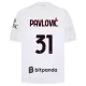 Maillot AC Milan Pavlovic 31 Homme Extérieur 2026-27 Maillot AC Milan Pavlovic 31 Homme Extérieur 2026-27