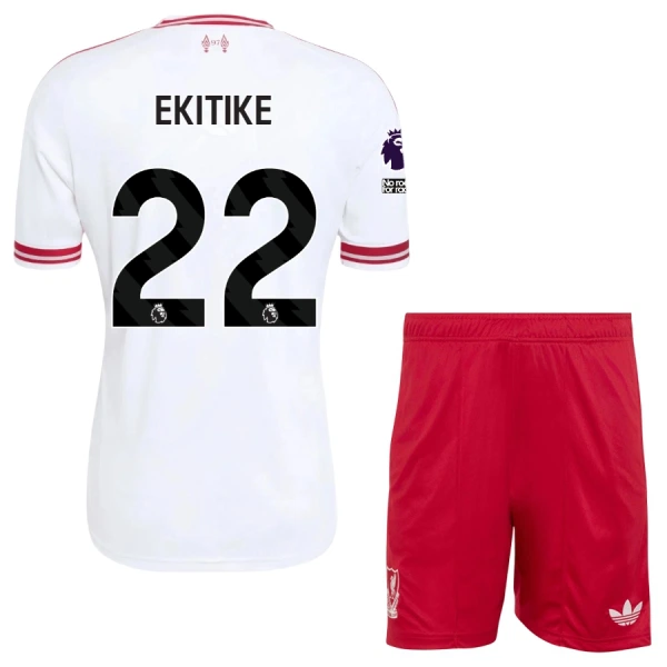 Maillot Liverpool Ekitike 22 Enfant Extérieur 2026-27 Maillot Liverpool Ekitike 22 Enfant Extérieur 2026-27