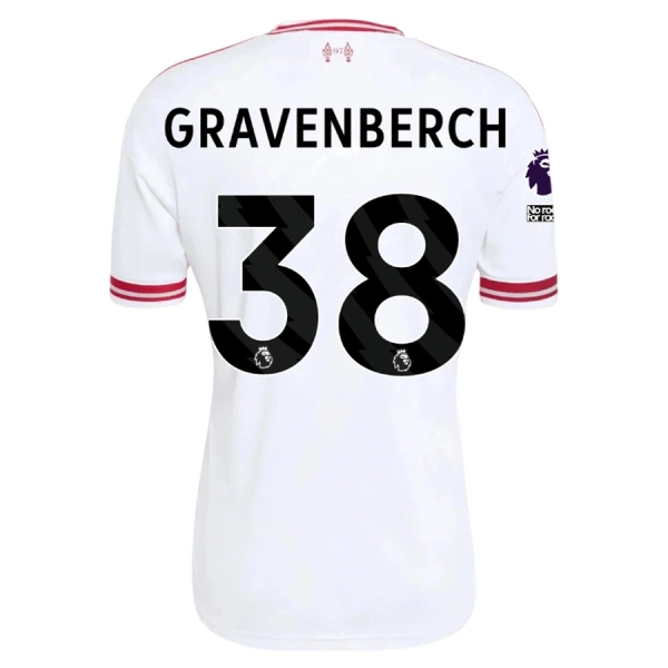 Maillot Liverpool Gravenberch 38 Homme Extérieur 2026-27 Maillot Liverpool Gravenberch 38 Homme Extérieur 2026-27