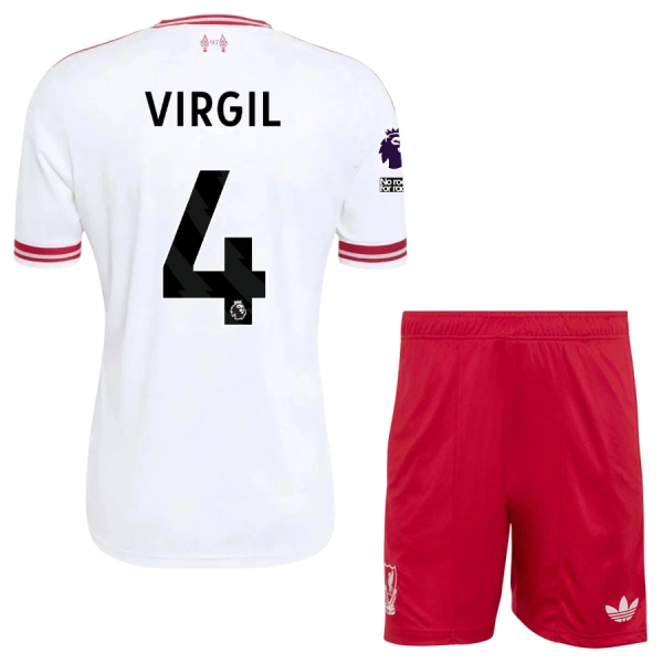 Maillot Liverpool Virgil 4 Enfant Extérieur 2026-27 Maillot Liverpool Virgil 4 Enfant Extérieur 2026-27