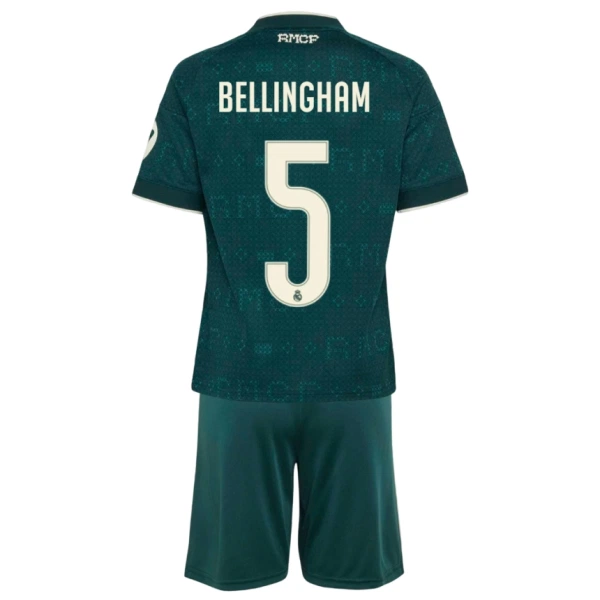 Maillot Real Madrid Bellingham 5 Enfant Extérieur 2026-27