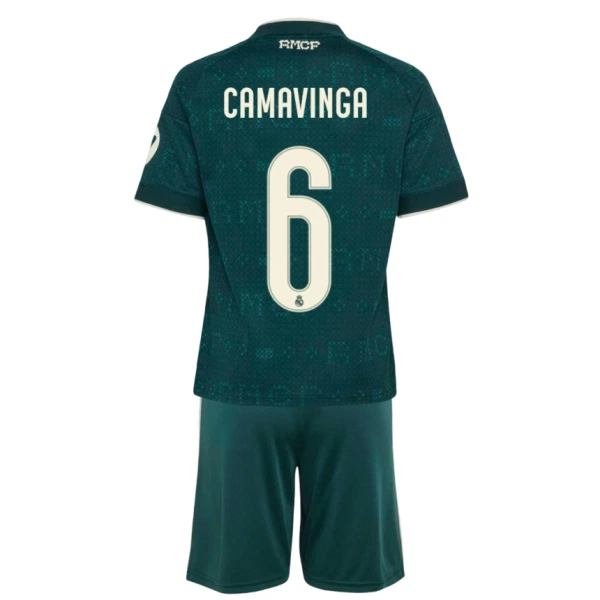 Maillot Real Madrid Camavinga 6 Enfant Extérieur 2026-27