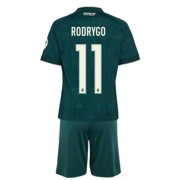 Maillot Real Madrid Rodrygo 11 Enfant Extérieur 2026-27 Maillot Real Madrid Rodrygo 11 Enfant Extérieur 2026-27