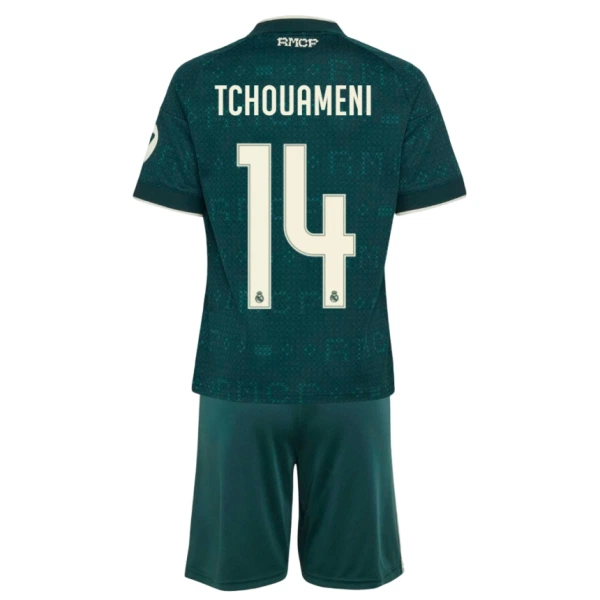Maillot Real Madrid Tchouameni 14 Enfant Extérieur 2026-27 Maillot Real Madrid Tchouameni 14 Enfant Extérieur 2026-27
