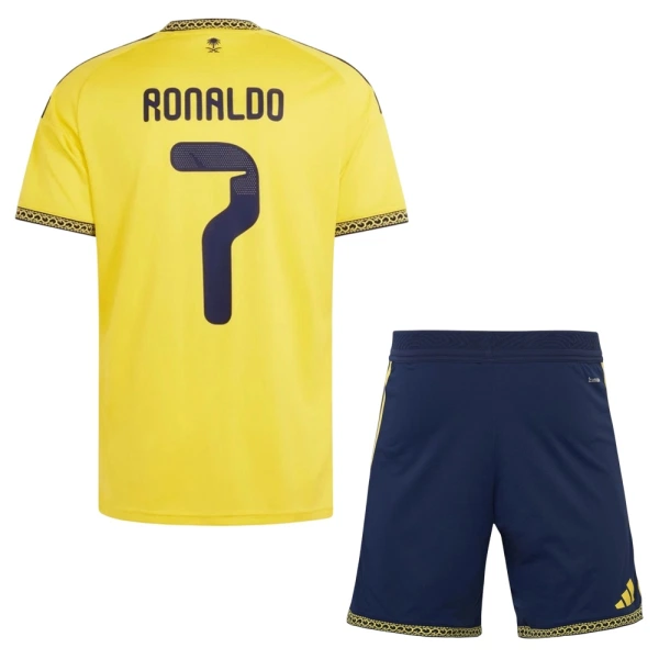 Maillot Al Nassr Ronaldo 7 Enfant Domicile 2026-27 Maillot Al Nassr Ronaldo 7 Enfant Domicile 2026-27