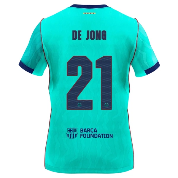 Maillot FC Barcelone Frenkie de Jong 21 Enfant Third 2026-27
