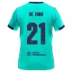 Maillot FC Barcelone Frenkie de Jong 21 Enfant Third 2026-27